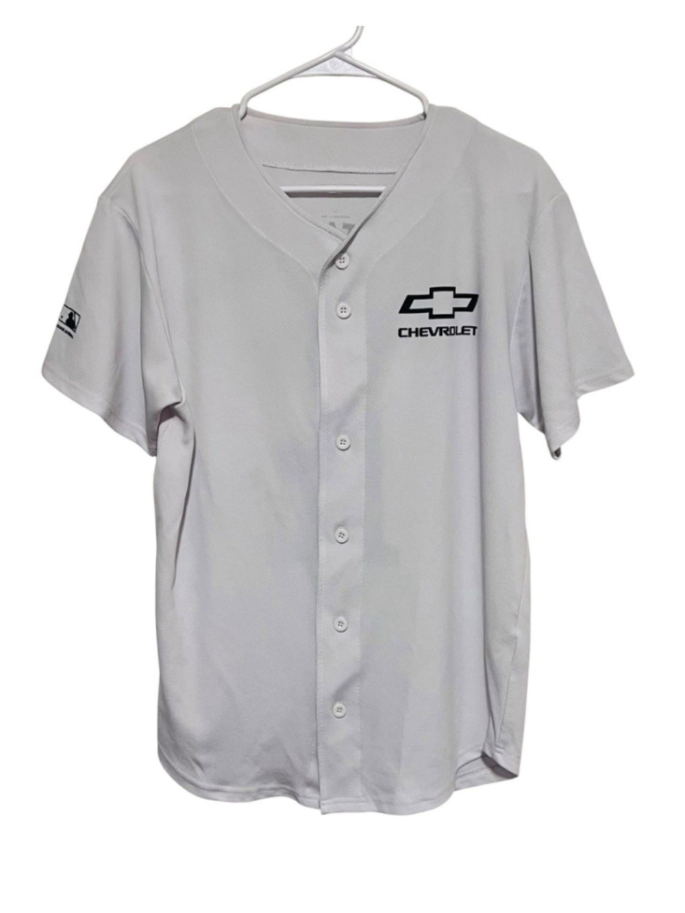 Sport-Tek Chevrolet Baseball Jersey Mens Medium White Logo All Star Team #19 MLB